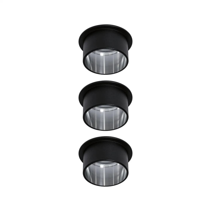 Paulmann 93383 - LOT 3xLED/6W IP44 Spot encastrable salle de bain à intensité variable GIL 230V