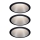 Paulmann 93408 - SET 3xLED/6,5W IP44 Dimbare badkamer inbouwlamp COLE 230V