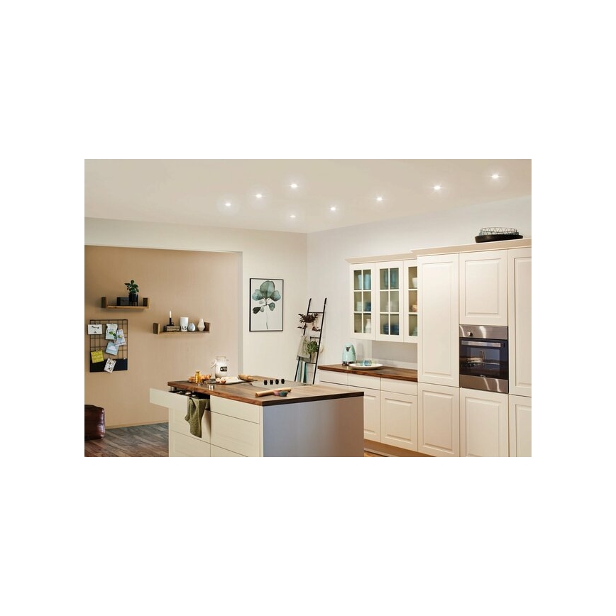 Paulmann 93449 - SET 3xLED/6,5W IP23 Badkamer inbouwverlichting NOVA 230V