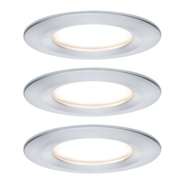 Paulmann 93462 - LOT 3xLED/6W IP44 Spot encastrable salle de bain NOVA 230V