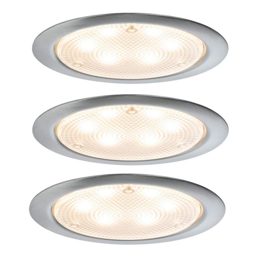 Paulmann 93559 - LOT 3xLED/2,8W Spot encastrable avec détecteur MICRO LINE 230V 2700K