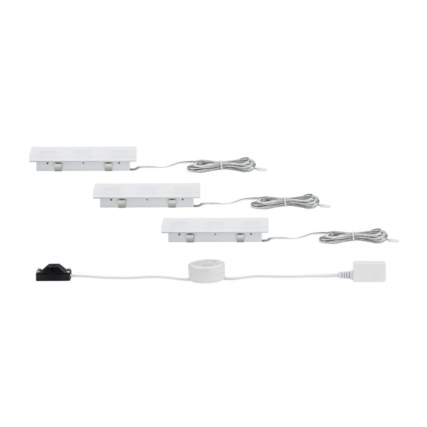 Paulmann 93577 - SET van 3x LED Inbouwspot FLEECY 3xLED/3,6W/230V