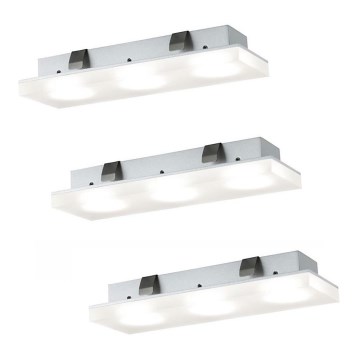 Paulmann 93577 - SET van 3x LED Inbouwspot FLEECY 3xLED/3,6W/230V
