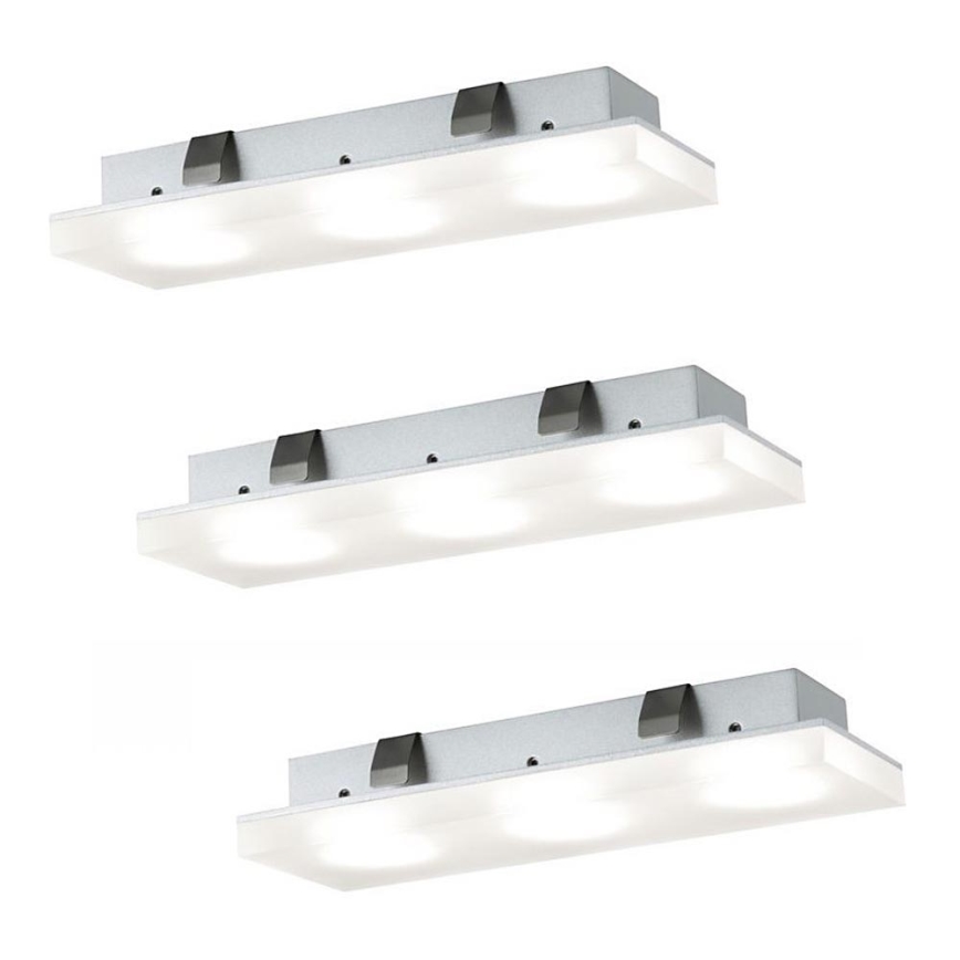 Paulmann 93577 - SET van 3x LED Inbouwspot FLEECY 3xLED/3,6W/230V