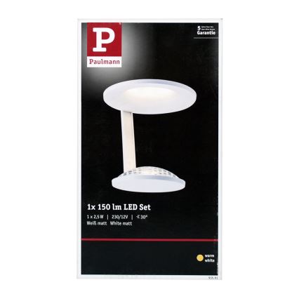 Paulmann 93591 - LED/2,5W Plafondlamp GLINT 230V