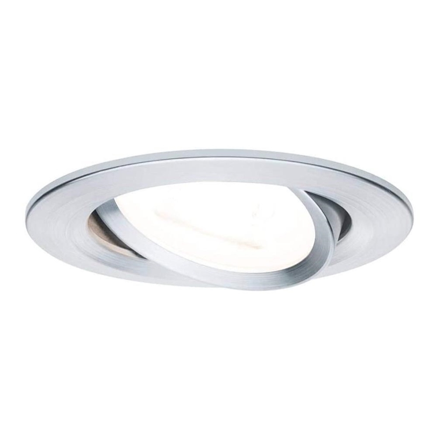 Paulmann 93602 - LED GU10/7W IP23 Luminaire encastré de salle de bain à intensité variable NOVA 230V