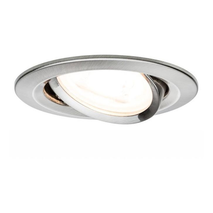 Paulmann 93603 - LED-GU10/7W IP23 Luminaire encastré de salle de bain à intensité variable NOVA 230V