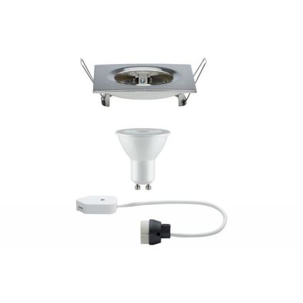 Paulmann 93611 - LED-GU10/7W IP44 Luminaire à intensité variable de salle de bain NOVA 230V