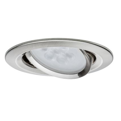 Paulmann 93649 - LOT 3x LED GU10/5W IP23 Spot encastrable salle de bain à intensité variable NOVA 230V