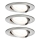 Paulmann 93652 - LOT 3x LED GU10/6,1W IP23 Spot encastrable salle de bain 230V
