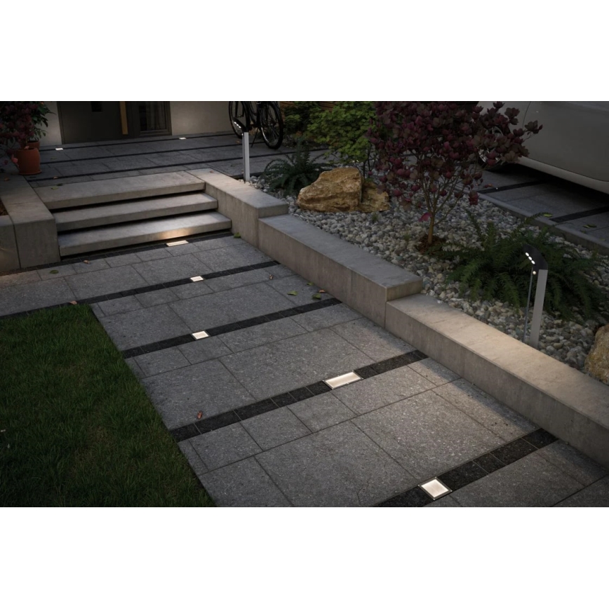 Paulmann 93774 - LED/0,24W IP67 Oprit zonne-lamp CUBE 1,2V 1200 mAh