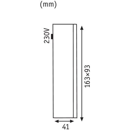Paulmann 93809 - LED/2,4W IP44 Buiten wandlamp SPECIAL LINE 230V