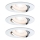 Paulmann 93942 - SET 3xLED/6,8W IP23 Dimbare en hangende badkamer verlichting COIN 230V