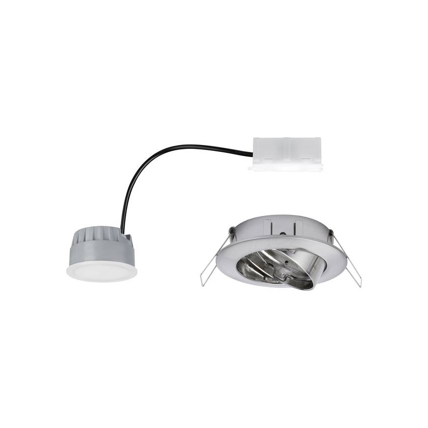 Paulmann 93963 - LED/7W IP23 Plafonnier de salle de bain à intensité variable COIN 230V