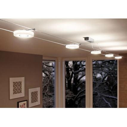 Paulmann 94109 - SET 5xLED/4,3W Compleet kabelsysteem MAC 230V wit