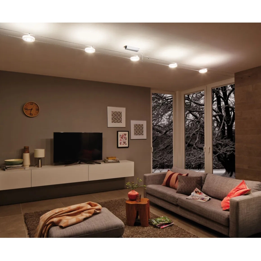 Paulmann 94109 - SET van 5x LED/4,3W Spotverlichting voor het kabelsysteem MAC 230V