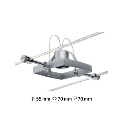 Paulmann 94132 - 1xGU5,3/10W Spot voor een rail Systeem MAC 12V mat chroom