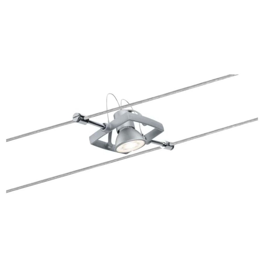Paulmann 94133 - SET 5xGU5,3/10W Spot voor een stringsysteem MAC 230V mat chroom