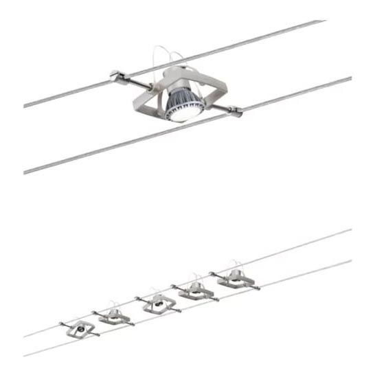 Paulmann 94134 - SET 5xGU5,3/10W Spot voor een stringsysteem MAC 230V wit