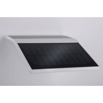 Paulmann 94244 - Applique murale solaire LED 1,2 W IP44 avec capteur YOKO 3,7 V 1800 mAh, blanche