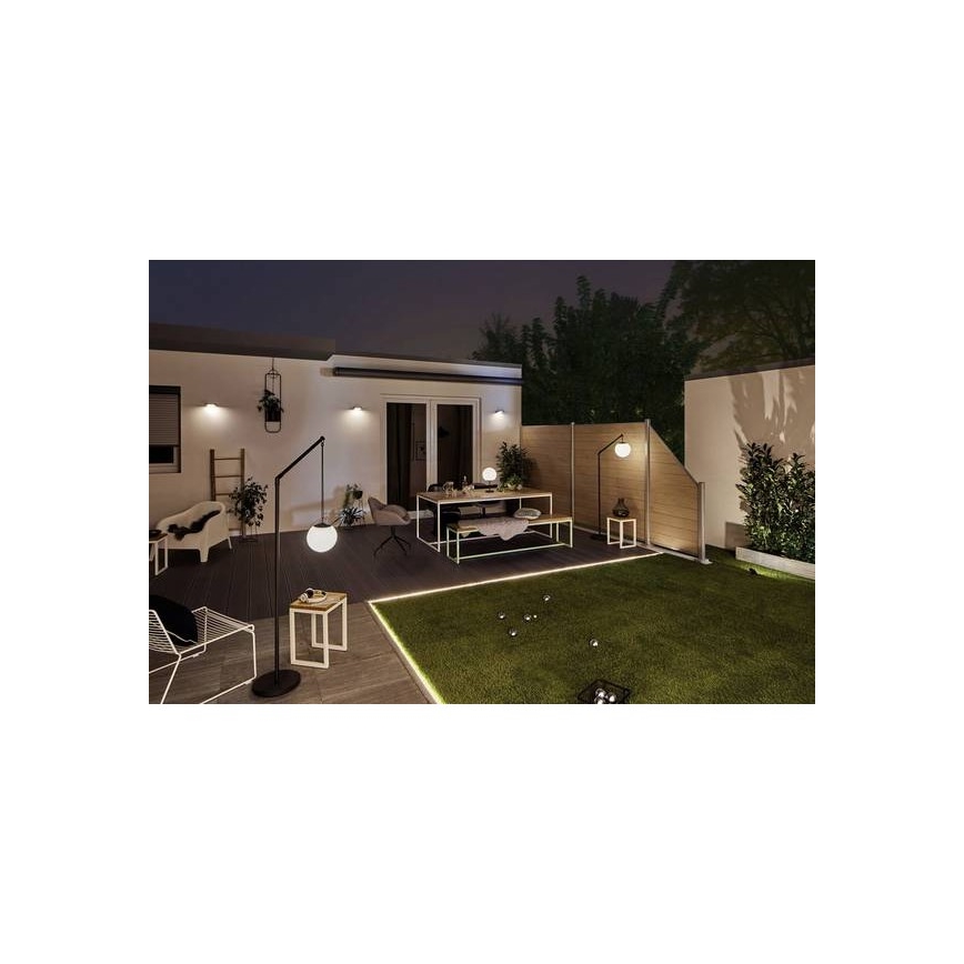 Paulmann 94246 - LED/1,2W IP44 Éclairage solaire extérieur avec détecteur RYSE 3,7V 1800 mAh