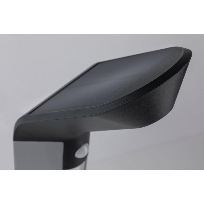 Paulmann 94252 - LED/1,2W IP44 Lampe solaire d'extérieur avec détecteur SOLEY 230V