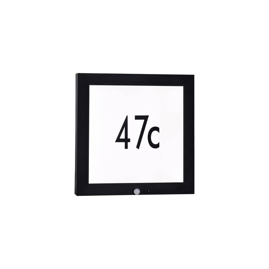 Paulmann 94255 - LED/13W IP44 Numéro de maison avec détecteur 230V