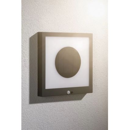 Paulmann 94263 - LED/1,2W IP44 Solar wandlamp met sensor TAIJA 3,7V 1800 mAh