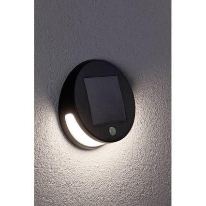 Paulmann 94265 - LED/3W IP44 Solarlamp voor buiten met sensor HELENA 3,7V 1800 mAh