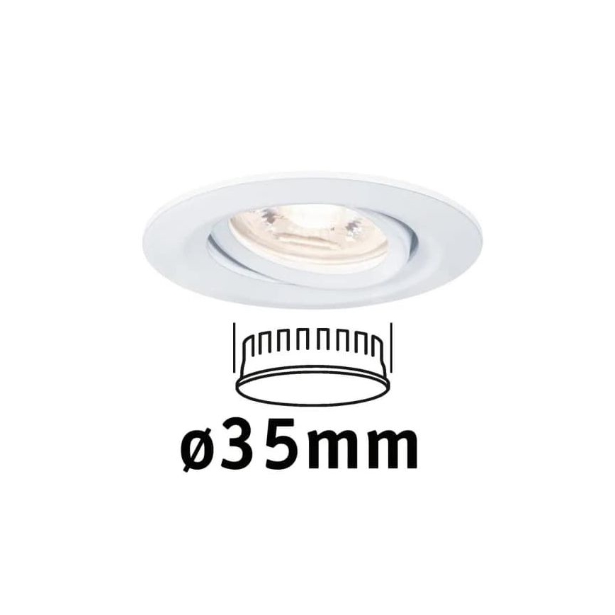 Paulmann 94292 - LED/4W IP23 Spot encastrable salle de bain COIN 230V