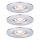 Paulmann 94303 - LOT 3xLED/4W IP44 Spot encastrable salle de bain COIN 230V