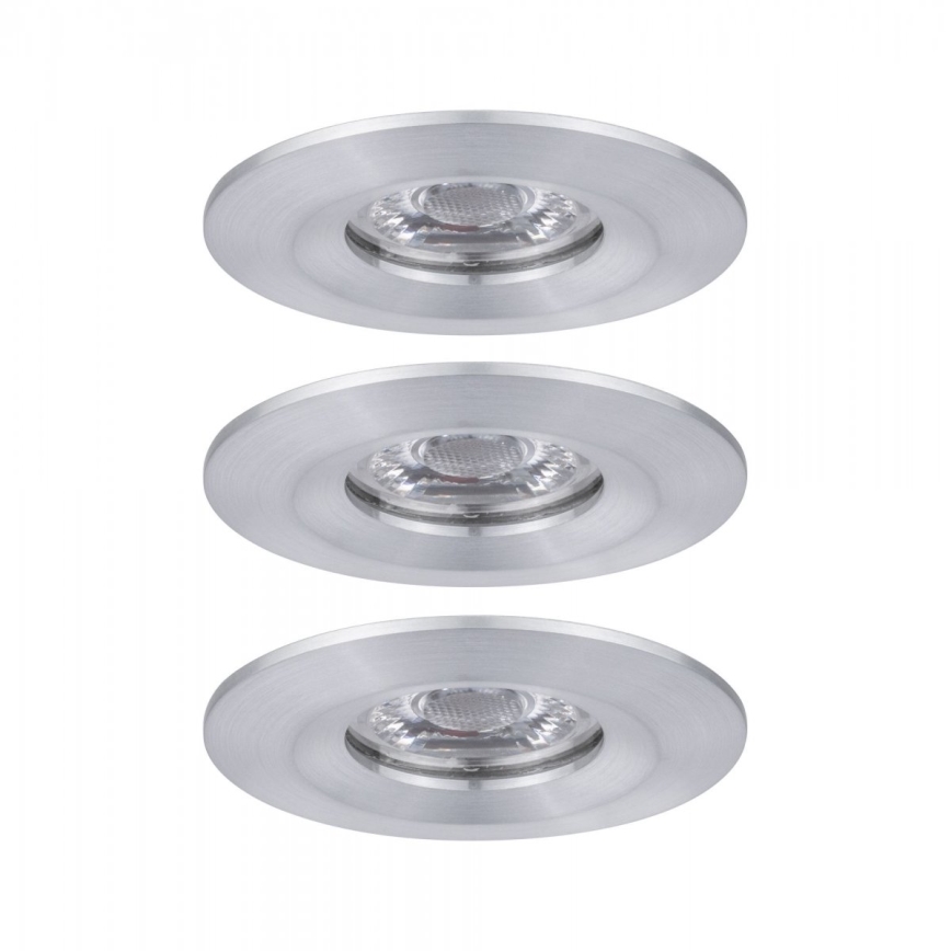 Paulmann 94305 - LOT 3xLED/4W IP44 Spot encastrable salle de bain NOVA 230V