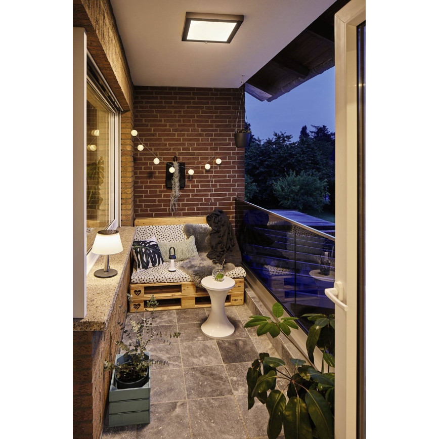 Paulmann 94309 - LED/0,8W IP44 Lampe solaire à intensité variable LILLESOL 3,7V 2000 mAh