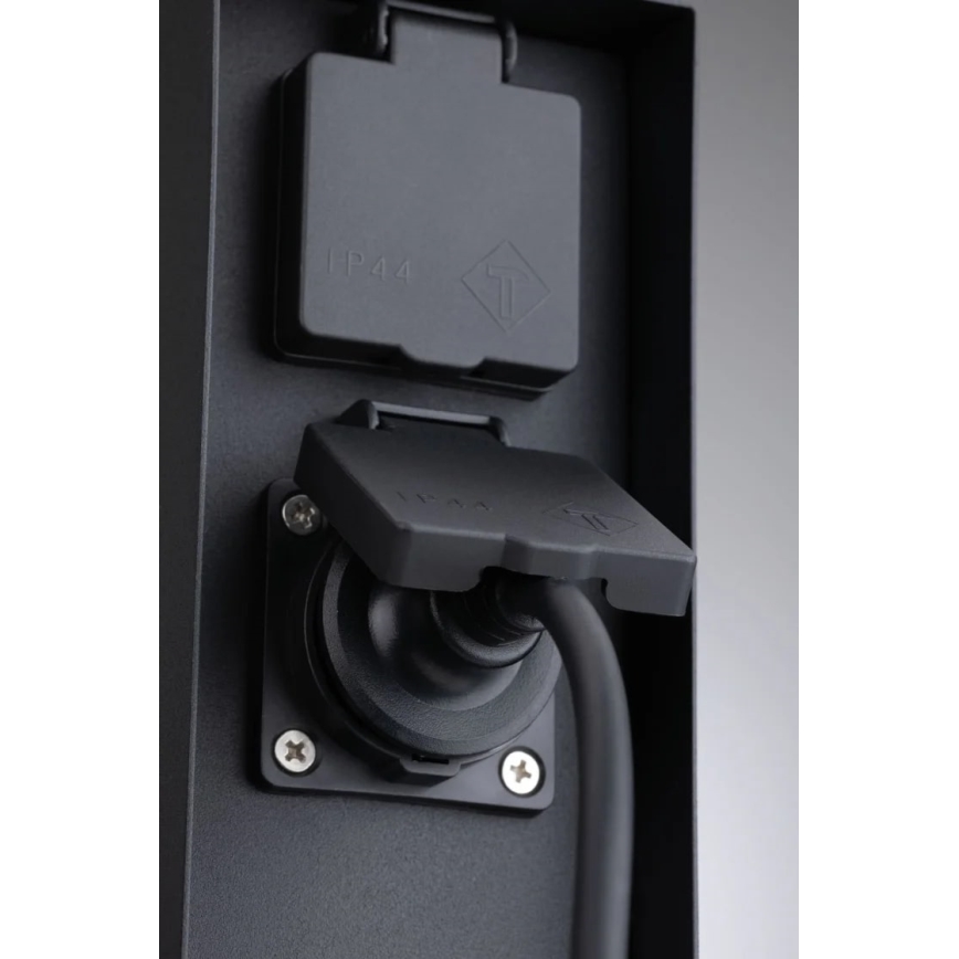 Paulmann 94313 - Buitenstopcontact zuil RIO 4Z SCHUKO 230V IP44