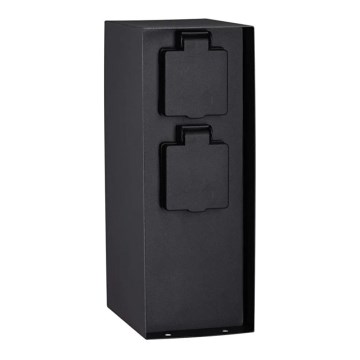 Paulmann 94313 - Colonne de prises extérieur RIO 4Z SCHUKO 230V IP44