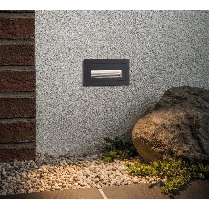 Paulmann 94383 - LED/4W IP44 Ingebouwde Lamp voor buiten LONG 230V