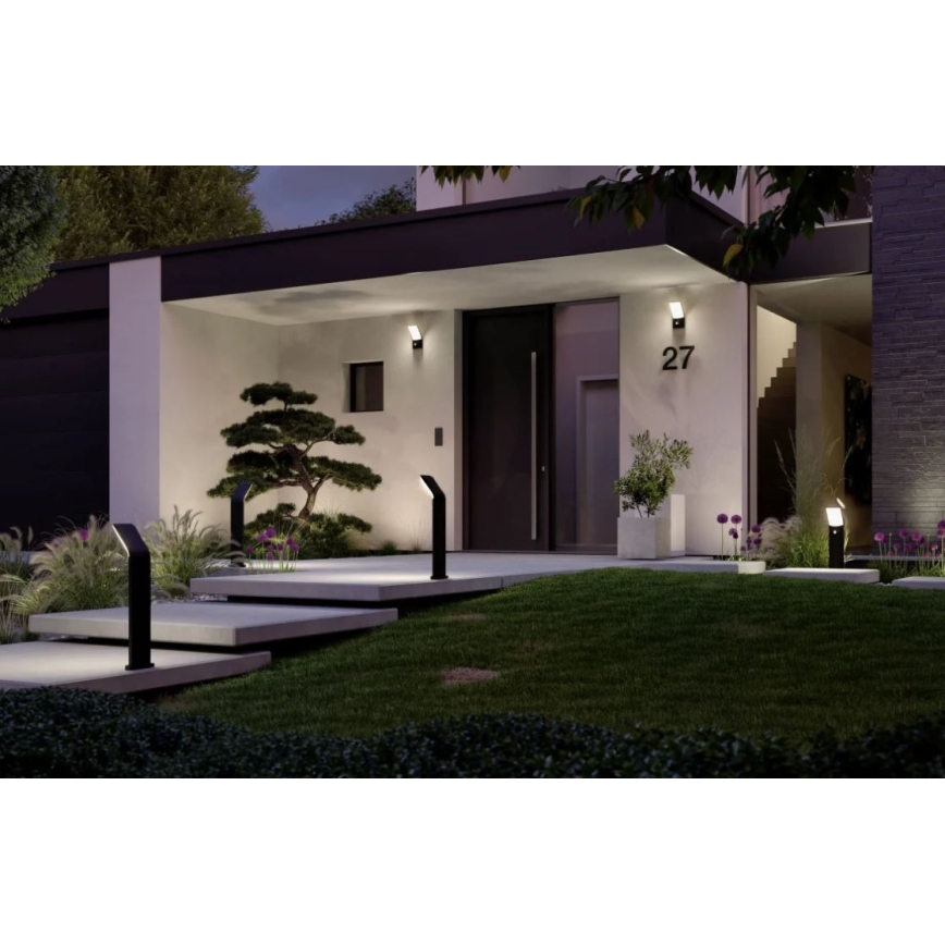 Paulmann 94403 - LED/10W IP44 Buitenlamp met sensor ADYA 230V