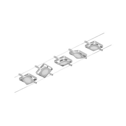 Paulmann 94420 - SET 5xLED/4,5W Spot voor een rail Systeem MAC 230V mat chroom