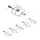 Paulmann 94432 - SET van 5xGU5,3/10W Spotverlichting voor kabelsysteem MAC 230V wit
