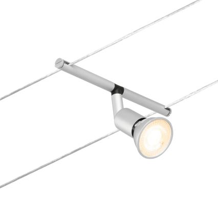 Paulmann 94442 - SET van 5x GU5,3/10W Spotverlichting voor kabelsysteem SALT 230V mat chroom