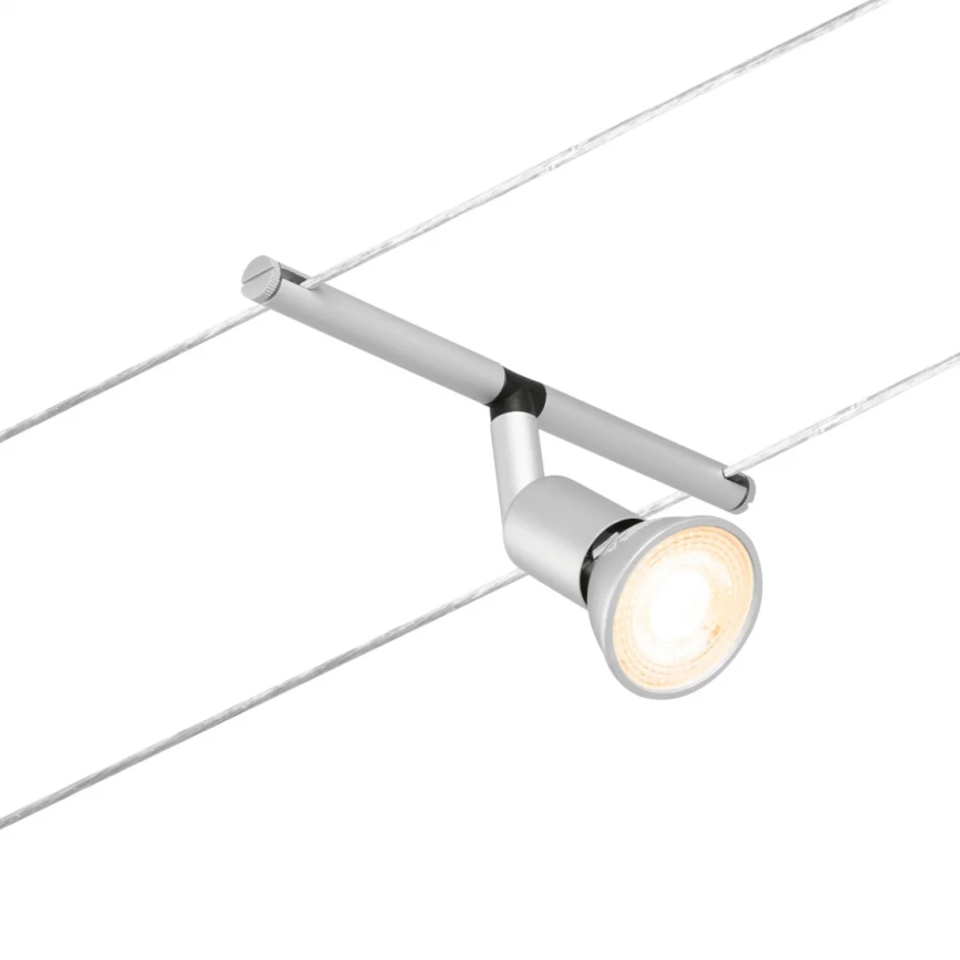 Paulmann 94442 - SET van 5x GU5,3/10W Spotverlichting voor kabelsysteem SALT 230V mat chroom
