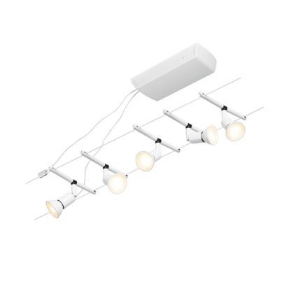 Paulmann 94458 - LOT 5xGU5,3/10W Spot pour système de rail SALT 230V blanc