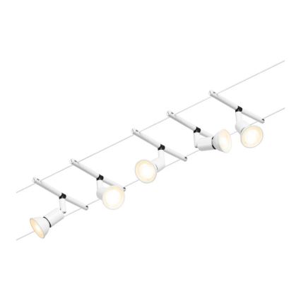 Paulmann 94458 - LOT 5xGU5,3/10W Spot pour système de rail SALT 230V blanc