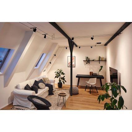 Paulmann 94469 - SET van 5xGU5,3/10W Spotverlichting voor het kabelsysteem CUP 230V zwart