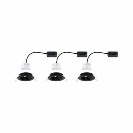 Paulmann 94471 - SET 3xLED/6W IP23 Badkamer inbouwverlichting NOVA 230V