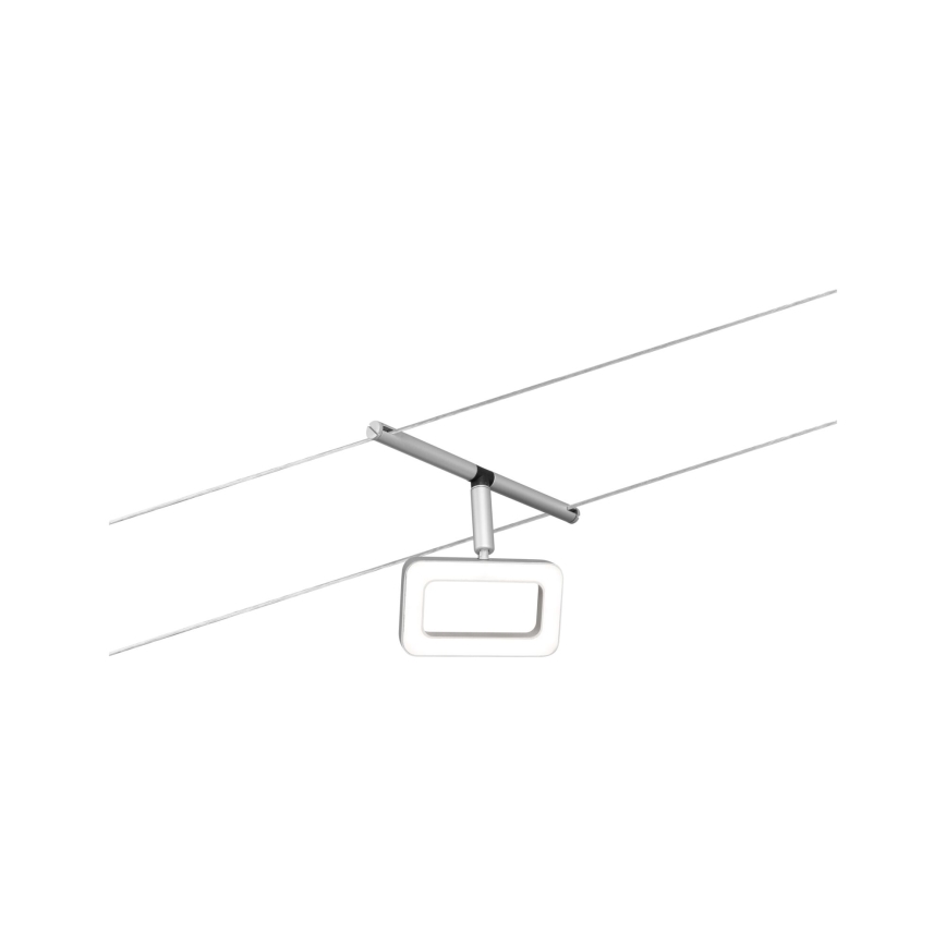 Paulmann 94481 - Kit 5x LED, 4,8 W — système complet à câbles FRAME 230 V, chrome mat