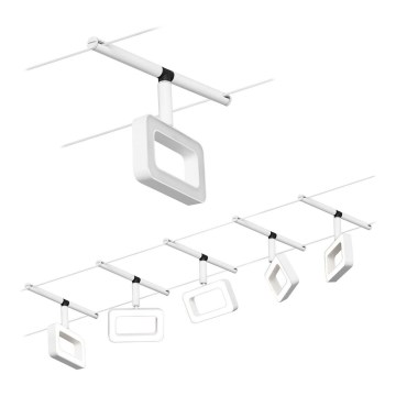 Paulmann 94483 - SET 5xLED/4,8W Spot voor een rail Systeem FRAME 230V wit