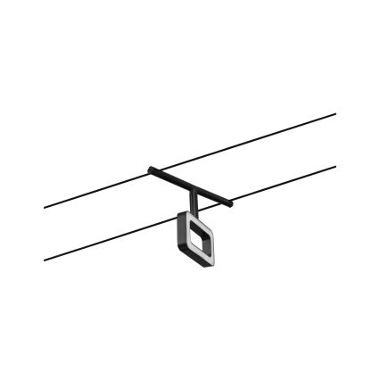 Paulmann 94485 - ENSEMBLE 5xLED/4,8W Système complet sur câble FRAME 230V noir