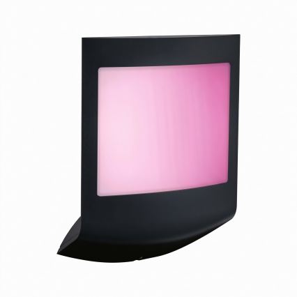 Paulmann 94513 - RGBW LED/8,2W IP44 Dimbaar buitenwandlamp met bewegings- en schemersensor PADEA 230V antraciet
