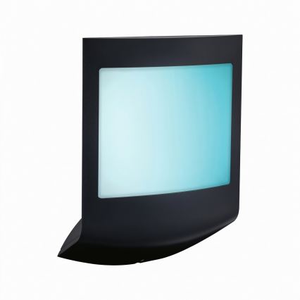 Paulmann 94513 - RGBW LED/8,2W IP44 Dimbaar buitenwandlamp met bewegings- en schemersensor PADEA 230V antraciet